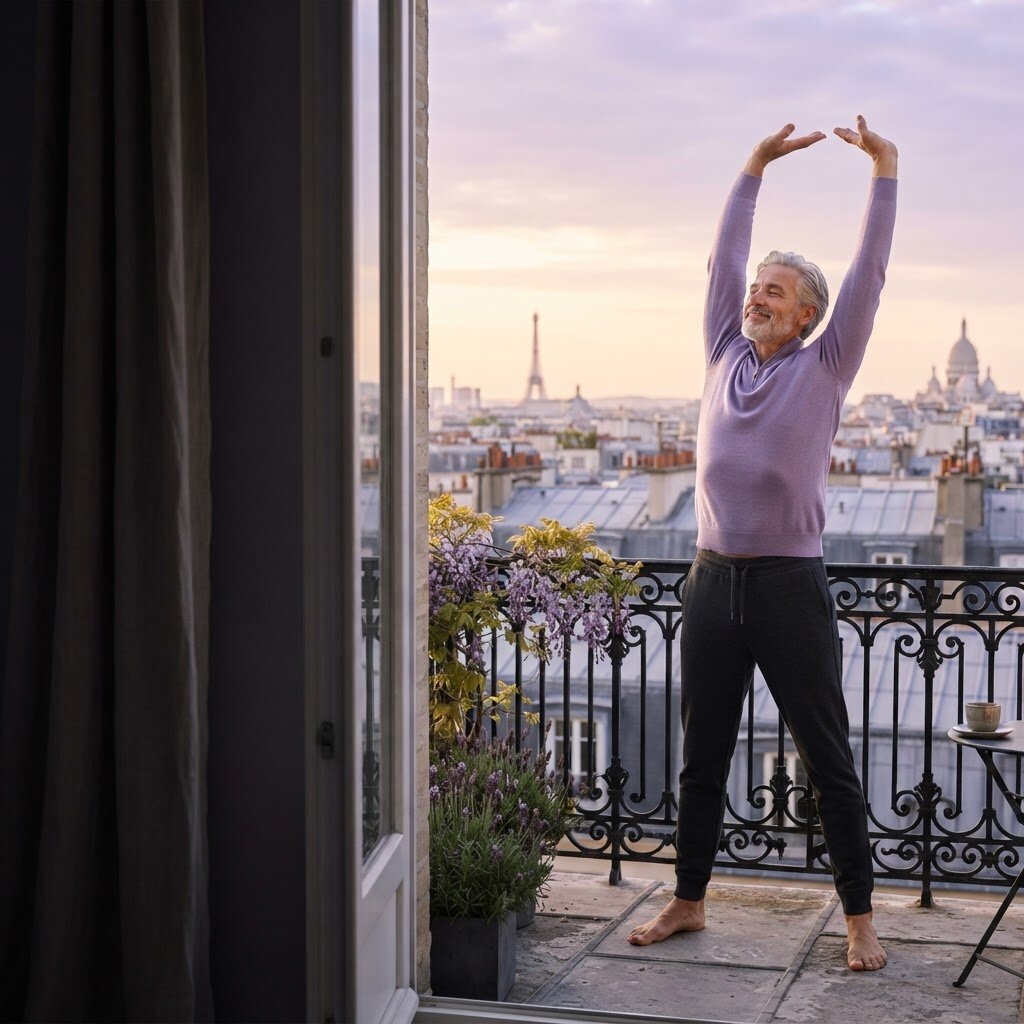 Homme actif et en forme